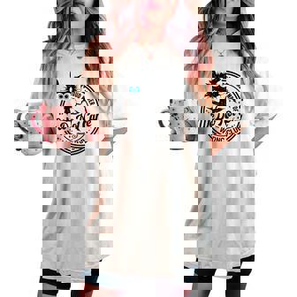 We Do Not Care Club Black Cat Sarcastic Saying Women's Oversized Comfort T-shirt | Mazezy