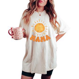 One Happy Mama Of The Birthday First Trip Around The Sun Women's Oversized Comfort T-shirt - Thegiftio UK