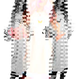 The Only Orange Monarch I Want Monarch Butterfly Protest Women's Oversized Comfort T-shirt - Monsterry