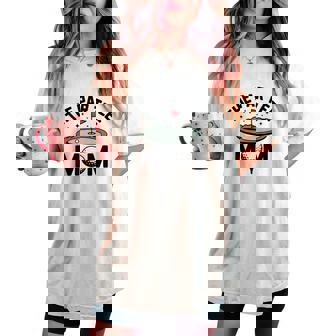 The Par Mom Golf Family Golfer Parents Matching Birthday レディースオーバーサイズコンフォートTシャツ - Kawaiitshirt