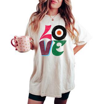 Philly Love Sign Sports Womens Women's Oversized Comfort T-shirt - Thegiftio UK