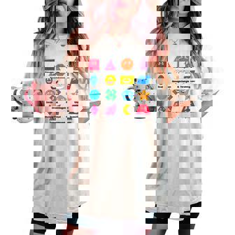 Pre-K Teachershape Learning 教育者向け 算数の日 レディースオーバーサイズコンフォートTシャツ - Kawaiitshirt