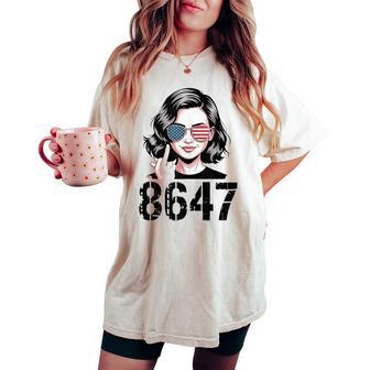 Protest 86 47 Anti Trump 8647 Anti-Trump Women Women's Oversized Comfort T-shirt - Thegiftio UK