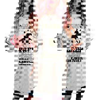 Proud Barrel Racer Grandma Barrel Racing Grandma Women's Oversized Comfort T-shirt | Mazezy