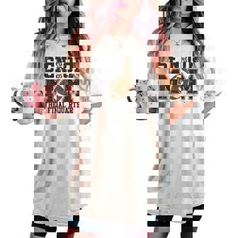 Senior Football Mom Football Mama Game Day Class Of 2026 Women's Oversized Comfort T-shirt - Thegiftio