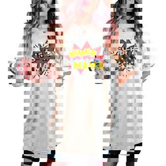 Super Mama Dia De La Mare Madreuper Dona Camiseta extragrande cómoda para mujer - Regaloses