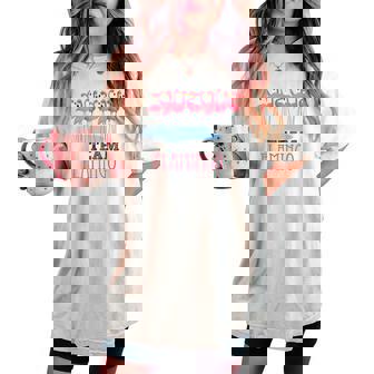 Team Flamingo キュート フラミンゴシャツ 素晴らしい夏用シャツ レディースオーバーサイズコンフォートTシャツ - Kawaiitshirt