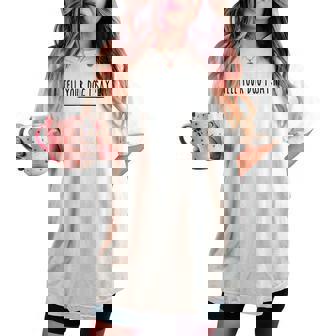 Tell Your Dog I Say Hi Dog Mom Dog Dad Dog Lover Women's Oversized Comfort T-shirt | Mazezy