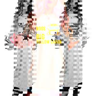 おかしなスクールバス運転手感謝 男性 女性 退職 レディースオーバーサイズコンフォートTシャツ - Kawaiitshirt