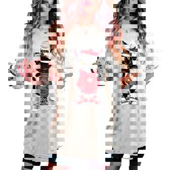 カナダデー 面白い クール 黒猫 カナダ国旗 キッズ 女の子 男の子 レディースオーバーサイズコンフォートTシャツ - Kawaiitshirt