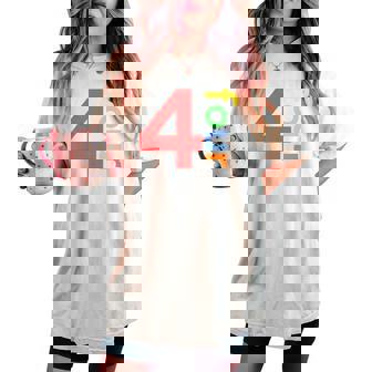 キッズ 4歳の誕生日シャツ 男の子 女の子 4歳 4歳 4歳 パーティー レディースオーバーサイズコンフォートTシャツ - Kawaiitshirt