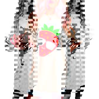 キッズストロベリーシャツ 男の子または女の子用 レディースオーバーサイズコンフォートTシャツ - Kawaiitshirt