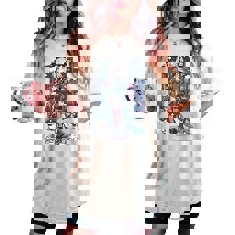 シャーク ワイフ 東京 アニメ ワイフ 女の子 かわいい カワイイ 漫画 レトロ 長袖tシャツ レディースオーバーサイズコンフォートTシャツ - Kawaiitshirt