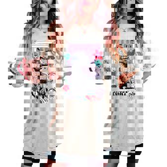 ジュラシック・ワールド Clever Girl（Blue） レディースオーバーサイズコンフォートTシャツ - Kawaiitshirt