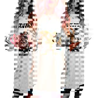 ツーリスト ウミガメ 家族 男性 女性 男の子 女の子 キッズ 大人 長袖tシャツ レディースオーバーサイズコンフォートTシャツ - Kawaiitshirt