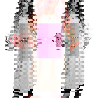 ドリミ4周年記念 壁（花房 柳） レディースオーバーサイズコンフォートTシャツ - Kawaiitshirt