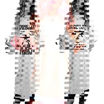 ドローン パイロット If I Duck Youhould Too ドローン フライングドローン Rc レディースオーバーサイズコンフォートTシャツ - Kawaiitshirt