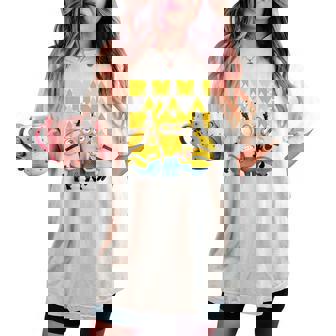 ミニオン Banana×4 レディースオーバーサイズコンフォートTシャツ - Kawaiitshirt