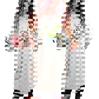 ミニオン Powered By Bananas レディースオーバーサイズコンフォートTシャツ - Kawaiitshirt