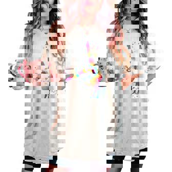 体操 床付き 女の子 キッズ 新体操 レディースオーバーサイズコンフォートTシャツ - Kawaiitshirt