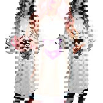 古希祝い ねこ サングラス 父 男性 女性 母 猫好き 古希 お祝い 70歳 おもしろ おもろい かっこいい レディースオーバーサイズコンフォートTシャツ - Kawaiitshirt