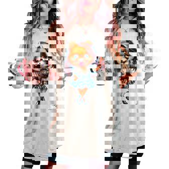 犬とペットへの愛をお祝いしましょう男性、女性、子供に。 レディースオーバーサイズコンフォートTシャツ - Kawaiitshirt