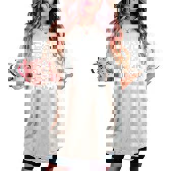 裏面 面白い Qr Fck オフコード 言葉 引用 男性用 女性用 レディースオーバーサイズコンフォートTシャツ - Kawaiitshirt