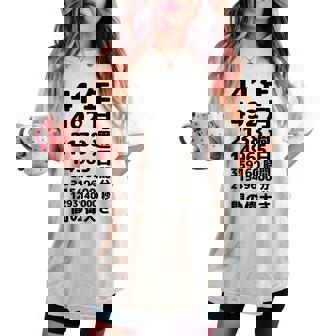 面白い41歳の誕生日の古いメーター 面白い41歳のギフト 女性 男性 面白い電卓 41歳の誕生日のギフト レディースオーバーサイズコンフォートTシャツ - Kawaiitshirt