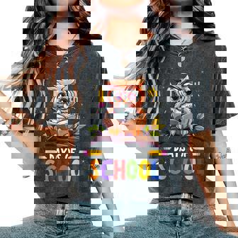 100Th Days Ofchool Owls 鳥 学生 100日間の学校 レディースオーバーサイズコンフォートTシャツ - Kawaiitshirt