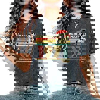 1971Intage Cumpleaños Retro Edición Limitada Hombres Es Regalo Camiseta extragrande cómoda para mujer - Regaloses