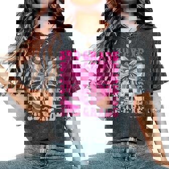 3Rd Grade Girls Coquette Bow Back To School Third Grade Women's Oversized Comfort T-Shirt | Mazezy