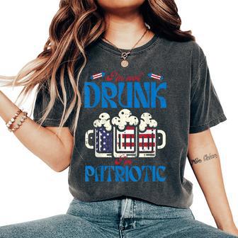 4Th Of July Im Patriotic American Party Dad Women Women's Oversized Comfort T-Shirt - Thegiftio UK