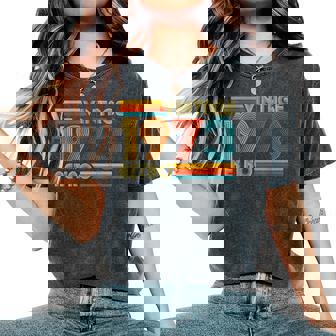 52歳の誕生日プレゼント 52歳 男性 女性 レトロ ヴィンテージ 1973 レディースオーバーサイズコンフォートTシャツ - Kawaiitshirt