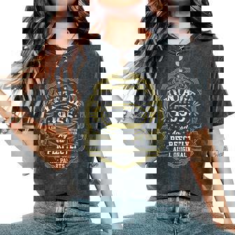 70歳の誕生日 男性 女性 70歳 ヴィンテージ 1955年 レディースオーバーサイズコンフォートTシャツ - Kawaiitshirt