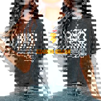 Ab Cd 2年生 ロックス 2年生 先生 男の子 女の子 キッズ レディースオーバーサイズコンフォートTシャツ - Kawaiitshirt