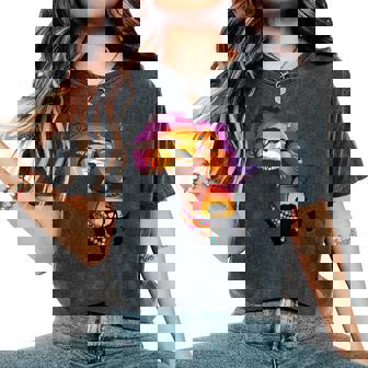 African American Boyunflower Melanin History Month レディースオーバーサイズコンフォートTシャツ - Kawaiitshirt