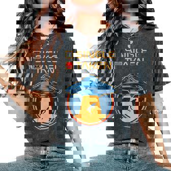 Alienecuestroolteros Tomado Retro Ufo Platilloolador Pun Camiseta extragrande cómoda para mujer - Regaloses