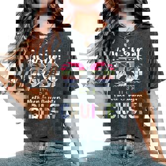 Aw Ship Mother & Daughter Cruise Vacation Mother's Day Women's Oversized Comfort T-Shirt - Monsterry
