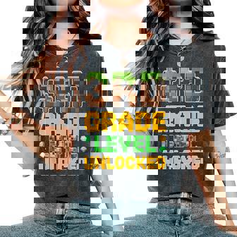 Back To School 3Rd Grade Boys Gamer First Day Of Third Grade Women's Oversized Comfort T-Shirt | Mazezy