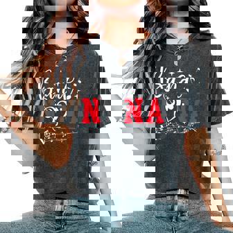 Band Nana Marching Band Nana Grandma Women's Oversized Comfort T-Shirt - Monsterry