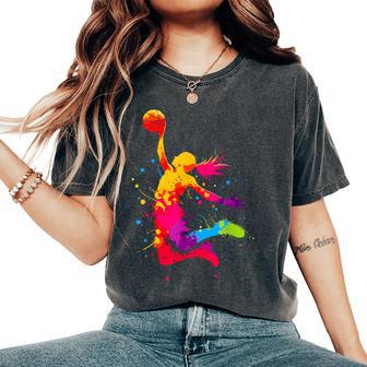Basketball & Basketball Graphic Women Girls & N Girls Women's Oversized Comfort T-Shirt - Thegiftio UK
