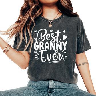Best Granny Ever Heart Mama Grandma Mother's Day Women Women's Oversized Comfort T-Shirt - Thegiftio UK