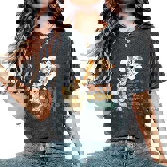 Best Mom Ever Mama Giraffe Cute Animal Mother's Day Women's Oversized Comfort T-Shirt - Monsterry