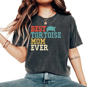 Best Tortoise Mom Ever Divertido Regalo Retrointage Camiseta extragrande cómoda para mujer - Regaloses