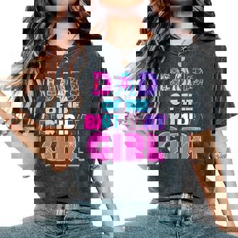 Birthday Girl Dad Of The Birthday Girl Spider Birthday Party Women's Oversized Comfort T-Shirt - Thegiftio