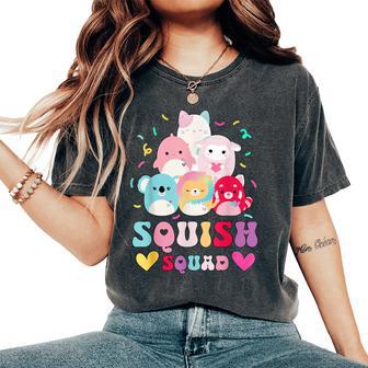 Birthday Girl Birthday Squish Squad Mallow Girl Women's Oversized Comfort T-Shirt - Thegiftio UK