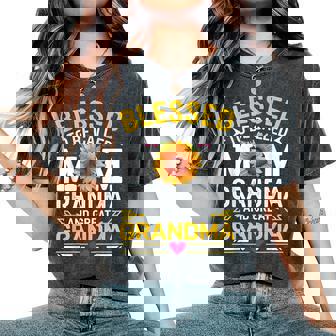 Blessed To Be Called Mom Grandma Great Grandma Mother's Day Women's Oversized Comfort T-Shirt | Mazezy