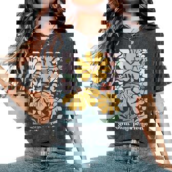 Boho Floral Growth Not Perfection Special Education Teacher Women's Oversized Comfort T-Shirt - Monsterry