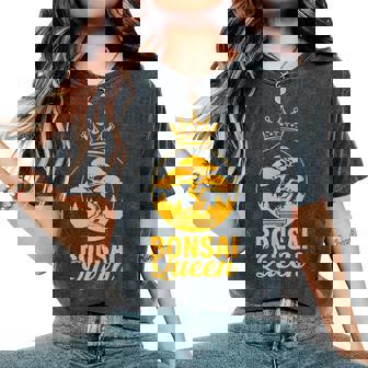 Bonsai Queen Penjing Penzai Bonsai 盆栽 レディースオーバーサイズコンフォートTシャツ - Kawaiitshirt