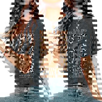 Boots And Bling Its A Cowgirl Thing Rodeo Love Country Girls Women's Oversized Comfort T-Shirt - Thegiftio